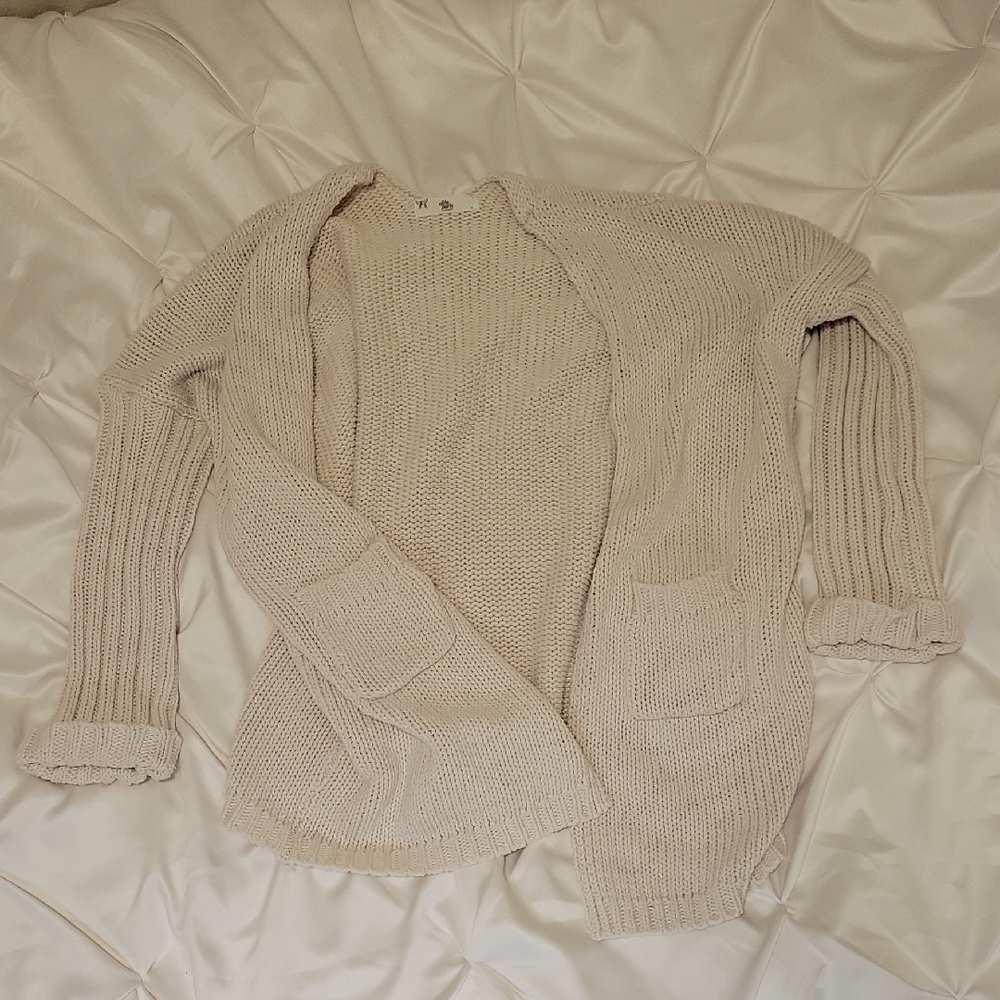 Alife Women's Beige Cardigan Sweater